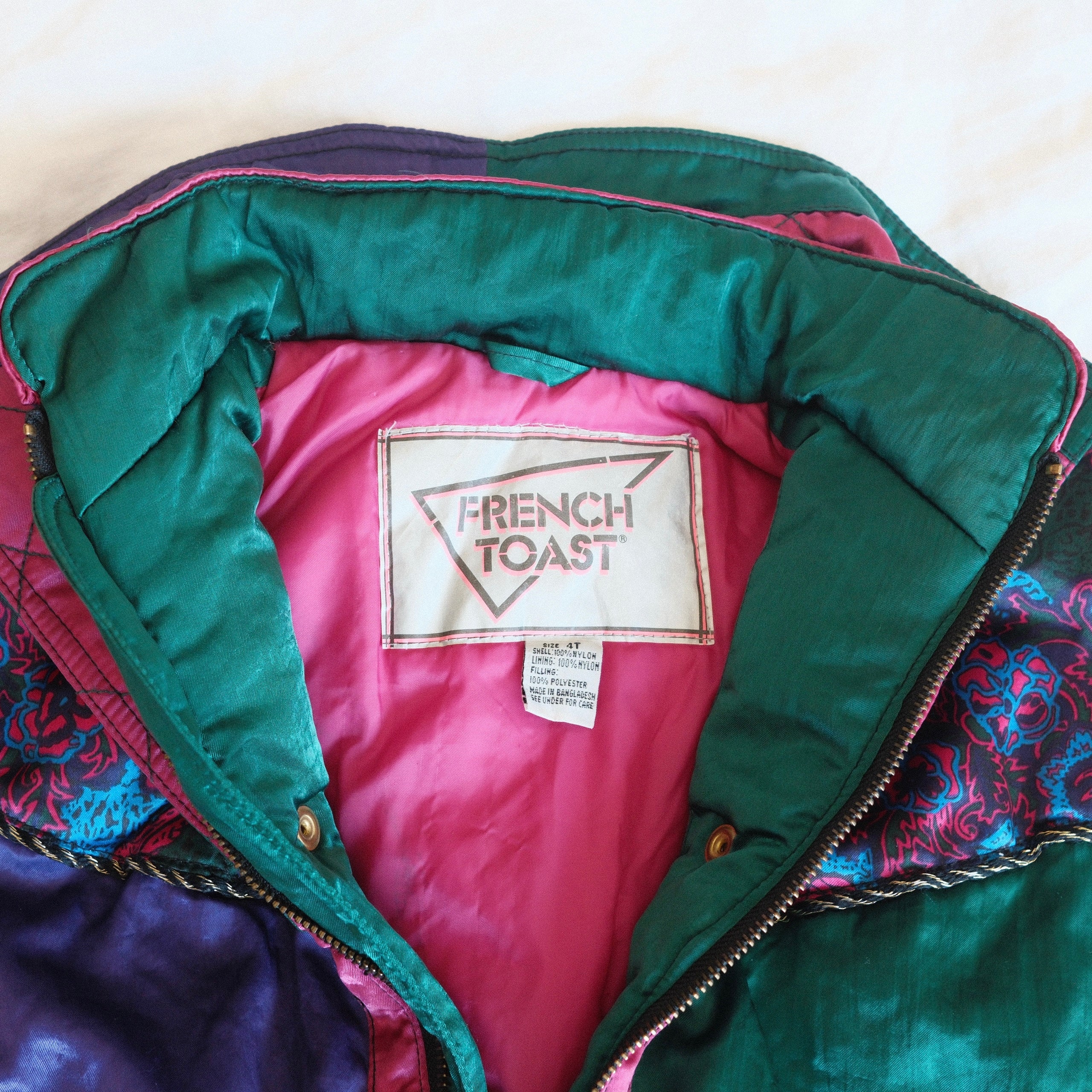 Retro 80s Vintage Colorful Kids Ski Jacket (4T) – Indy Kids